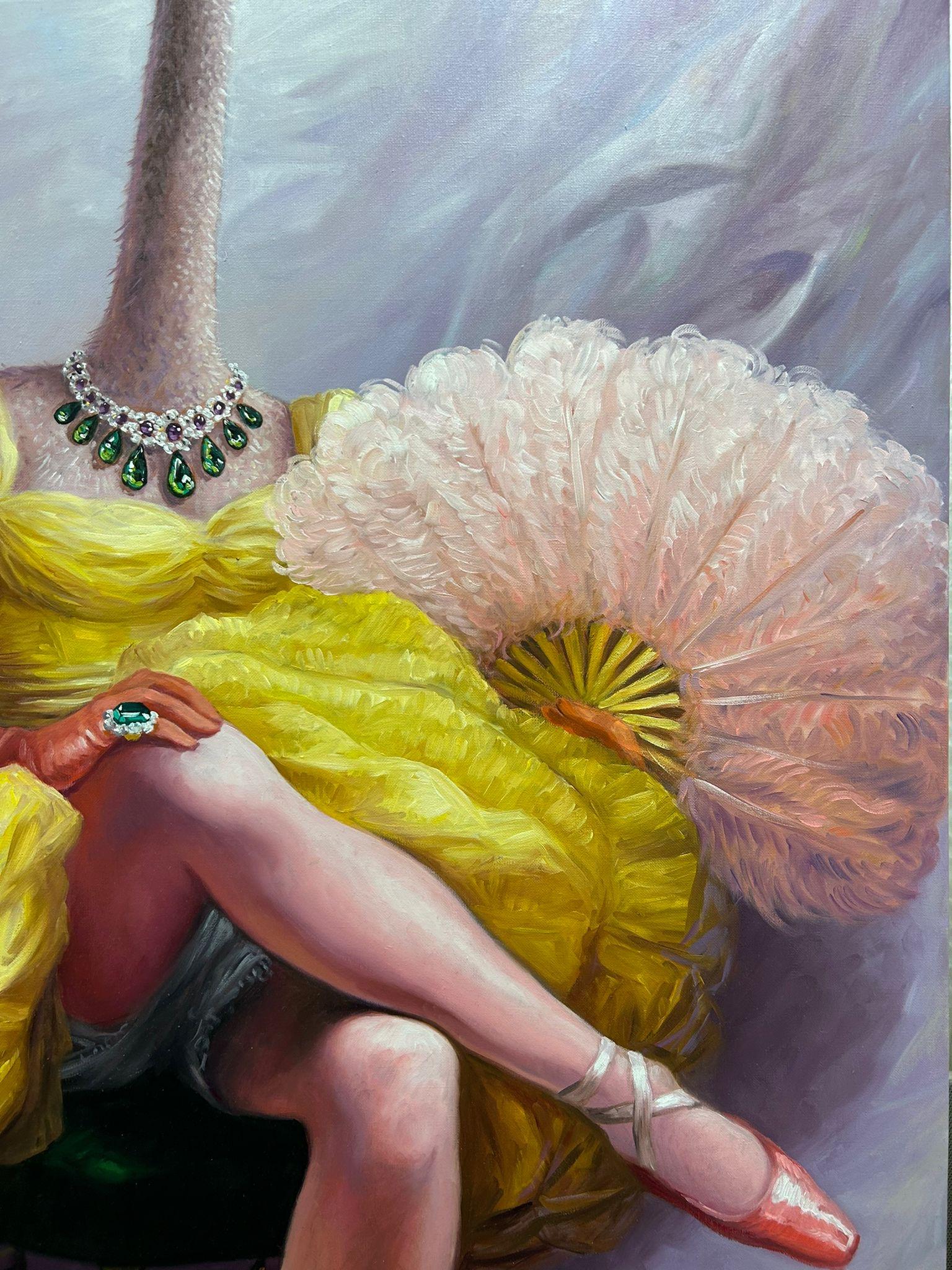 Lady Dega-Ga – Painting von Thierry Bruet