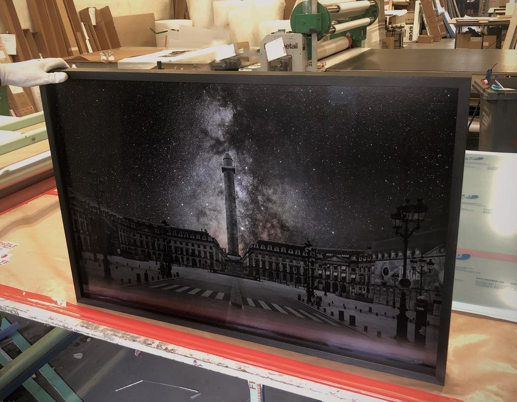 Framing Included in Listing Price, Free Shipping for the US, 14-Day Return Policy.

The Louvre from Thierry Cohen's 