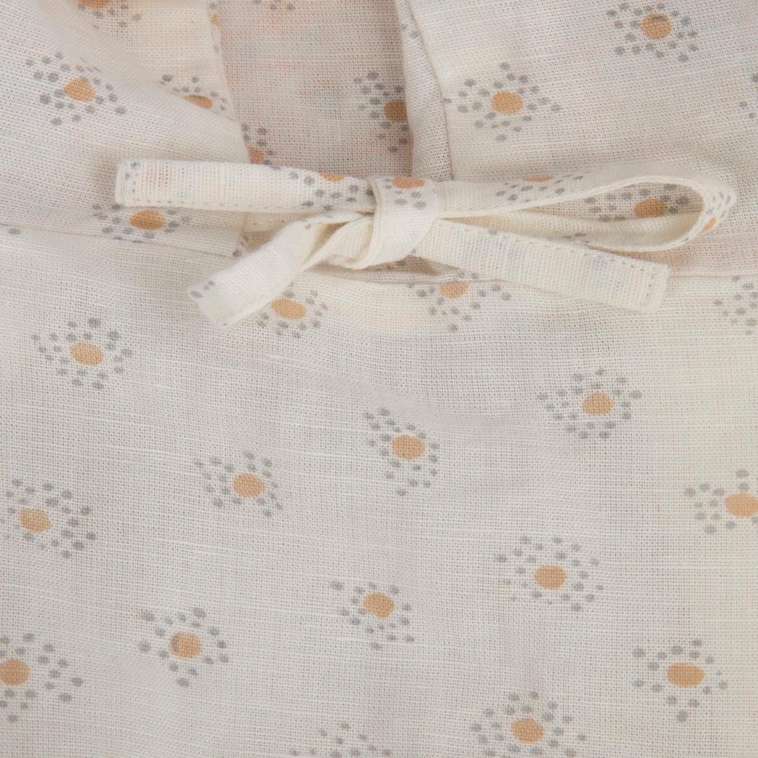 Thierry Colson mini-robe plissée à fleurs blanches, taille M Bon état à London, GB