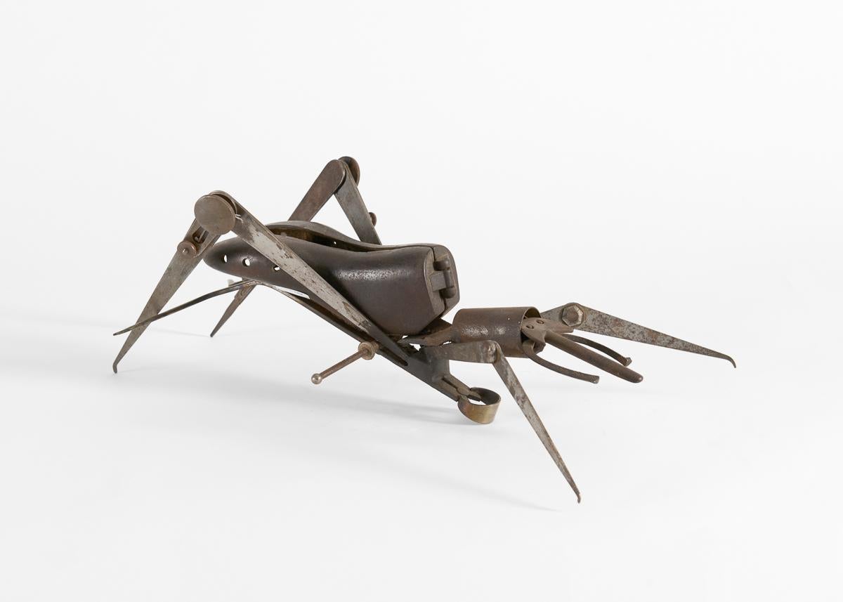 Thierry Despont was best-known for his very successful architectural practice—but he was also an accomplished artist. Some of his most interesting works are a series of sculptures fashioned out of found—often industrial or farm—tools or components.