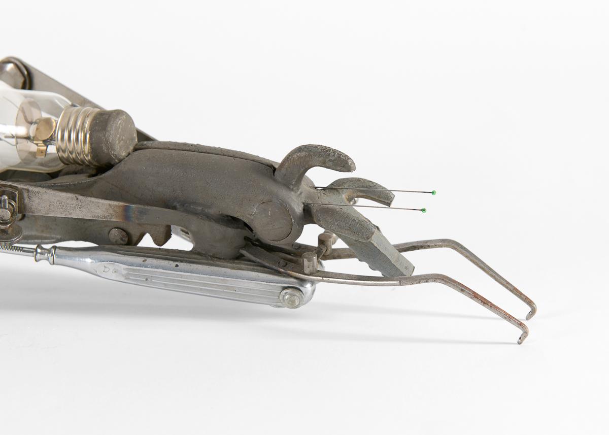 Thierry Despont was best-known for his very successful architectural practice—but he was also an accomplished artist. Some of his most interesting works are a series of sculptures fashioned out of found—often industrial or farm—tools or components.
