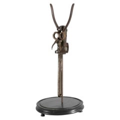 Thierry Despont, Found Object Sculpture of a Mask on Stand, US, c. 2006