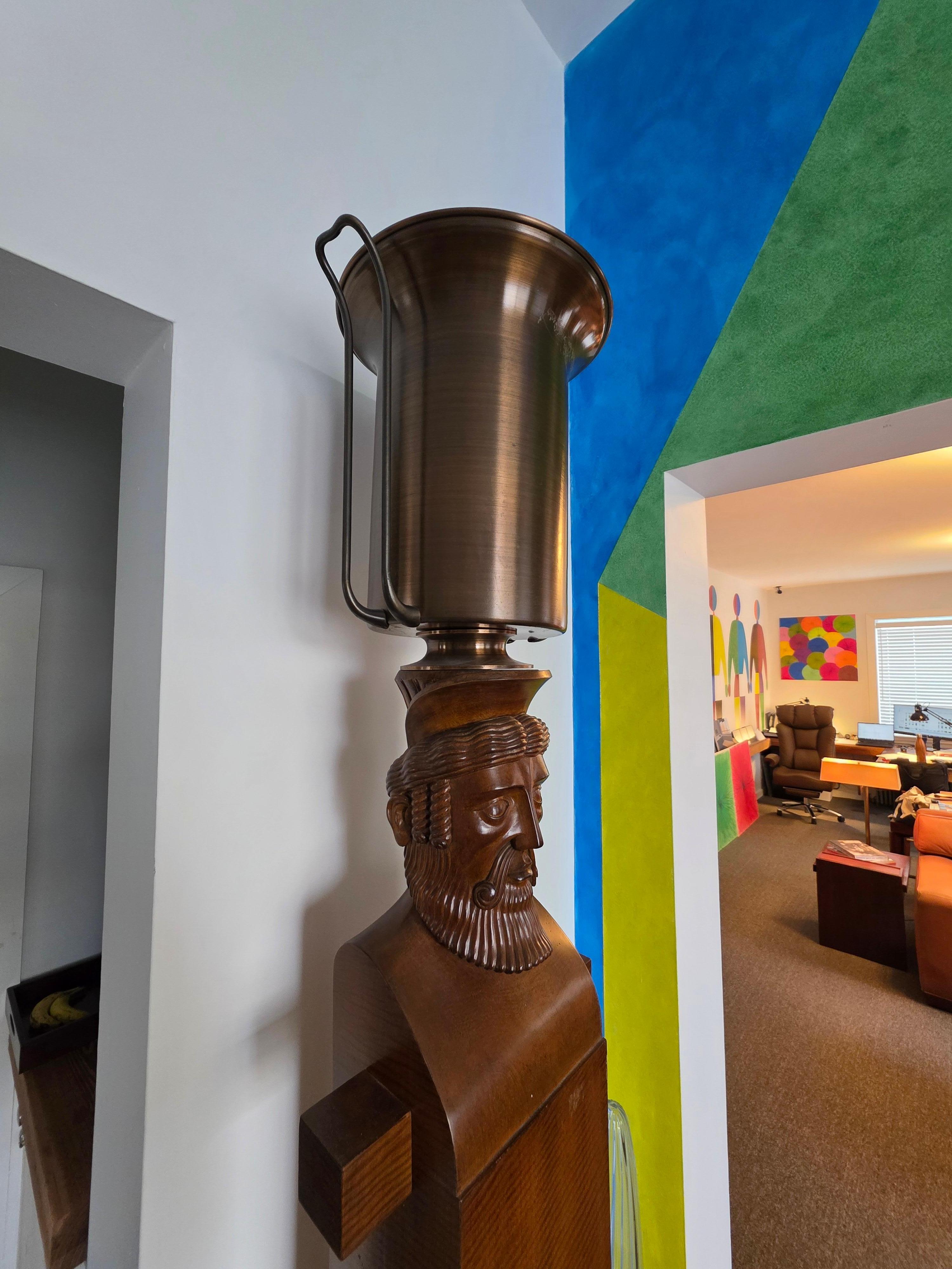 Lámpara de pie Thierry Despont Hyperion de Abedul y Bronce en venta 4