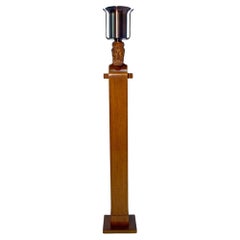 Thierry Despont Hyperion Floor Lamp in Birch and Bronze