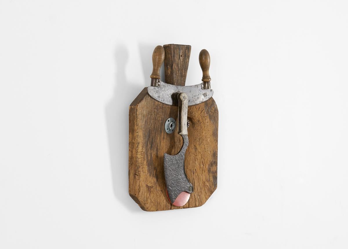 American Thierry Despont, Mask 34, Found Object Mask Sculpture, US, 2006 For Sale