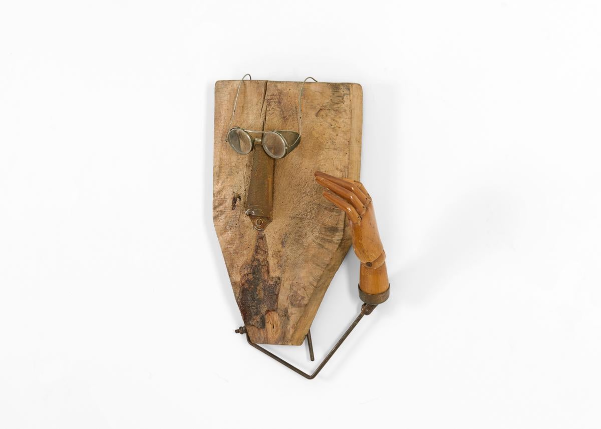 Thierry Despont, Máscara 35, Escultura de máscara con objetos encontrados, EE.UU., 2006 Estadounidense en venta