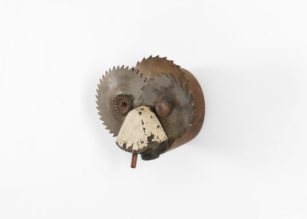 Thierry Despont, Mask 70, Found Object Mask Sculpture, US, 2007 In Good Condition For Sale In New York, NY
