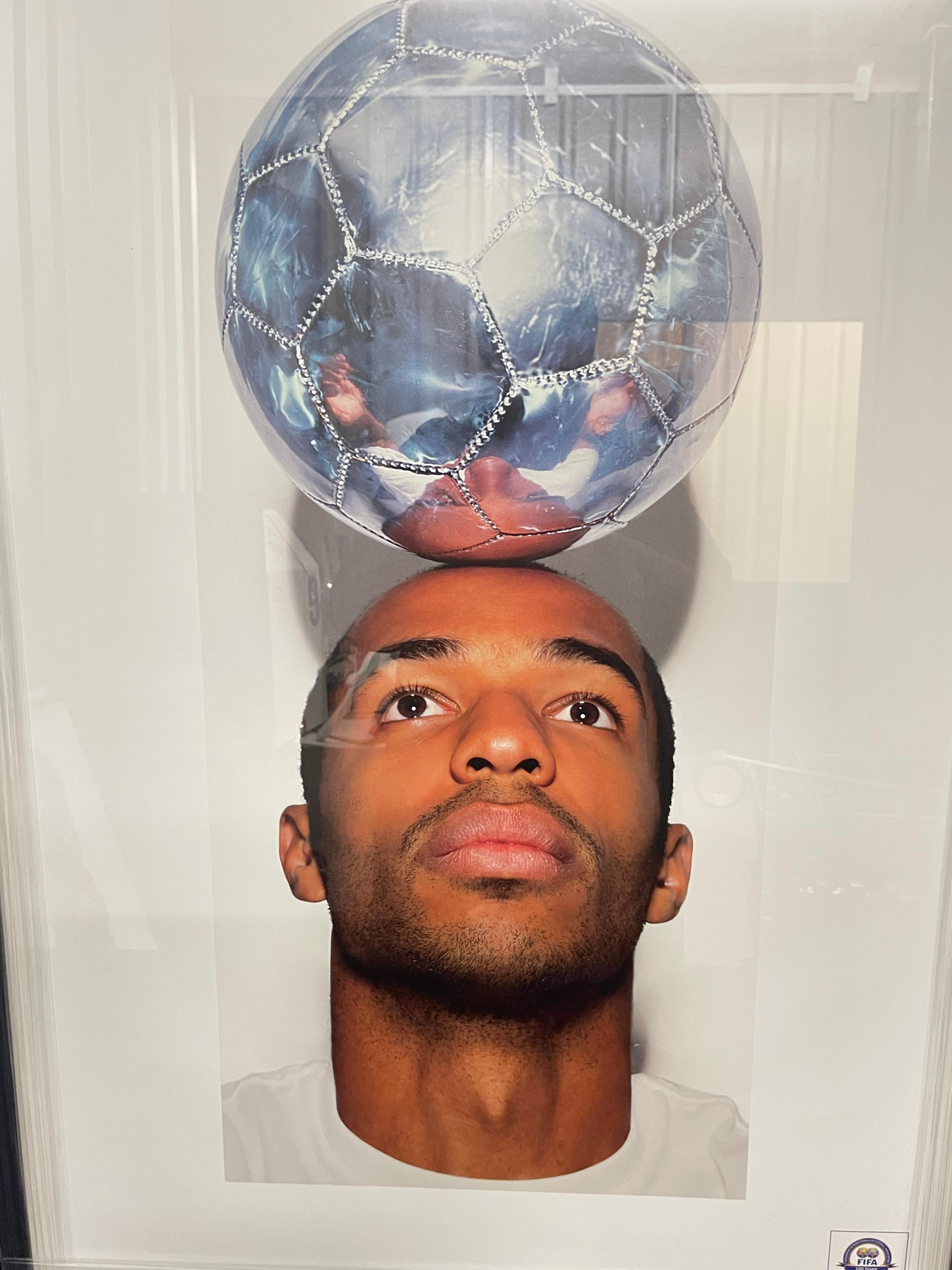 Paper Thierry Henri by Marc Quinn 2004 Fifa 100 For Sale
