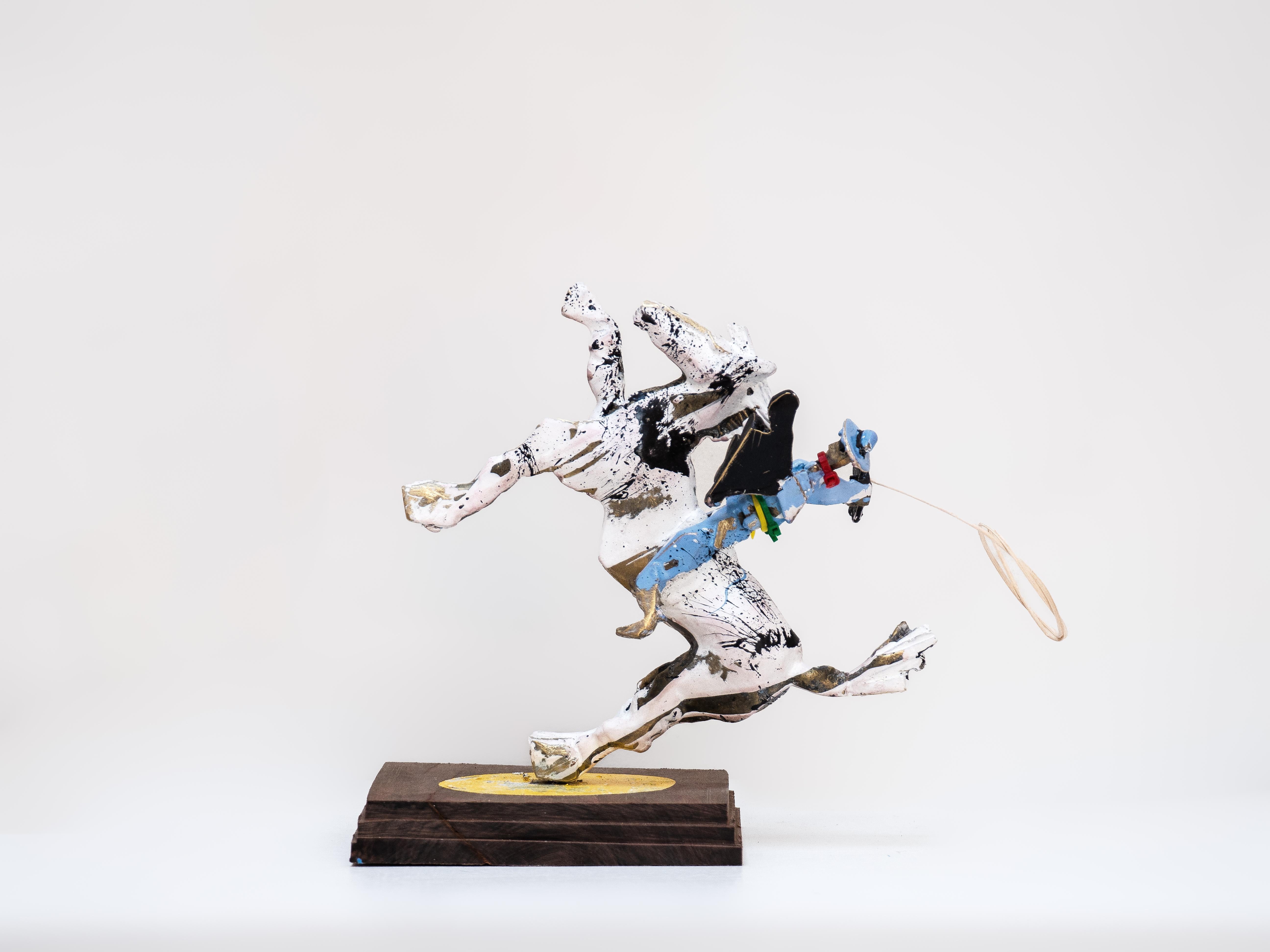 Thierry Job Figurative Sculpture - Lone Ranger