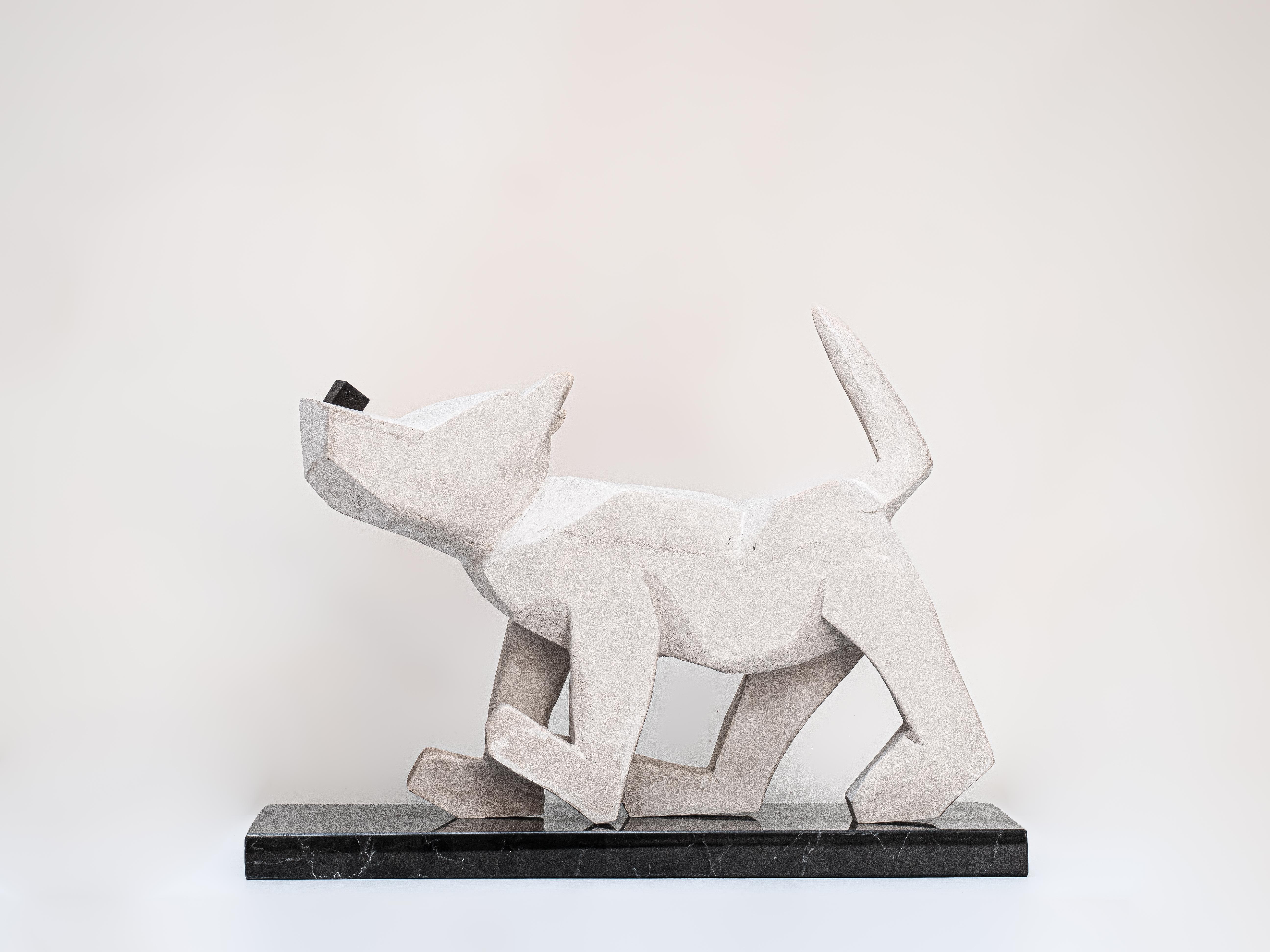 Figurative Sculpture Thierry Job - Milou, Milou enneigé, Milu, スノーウィ