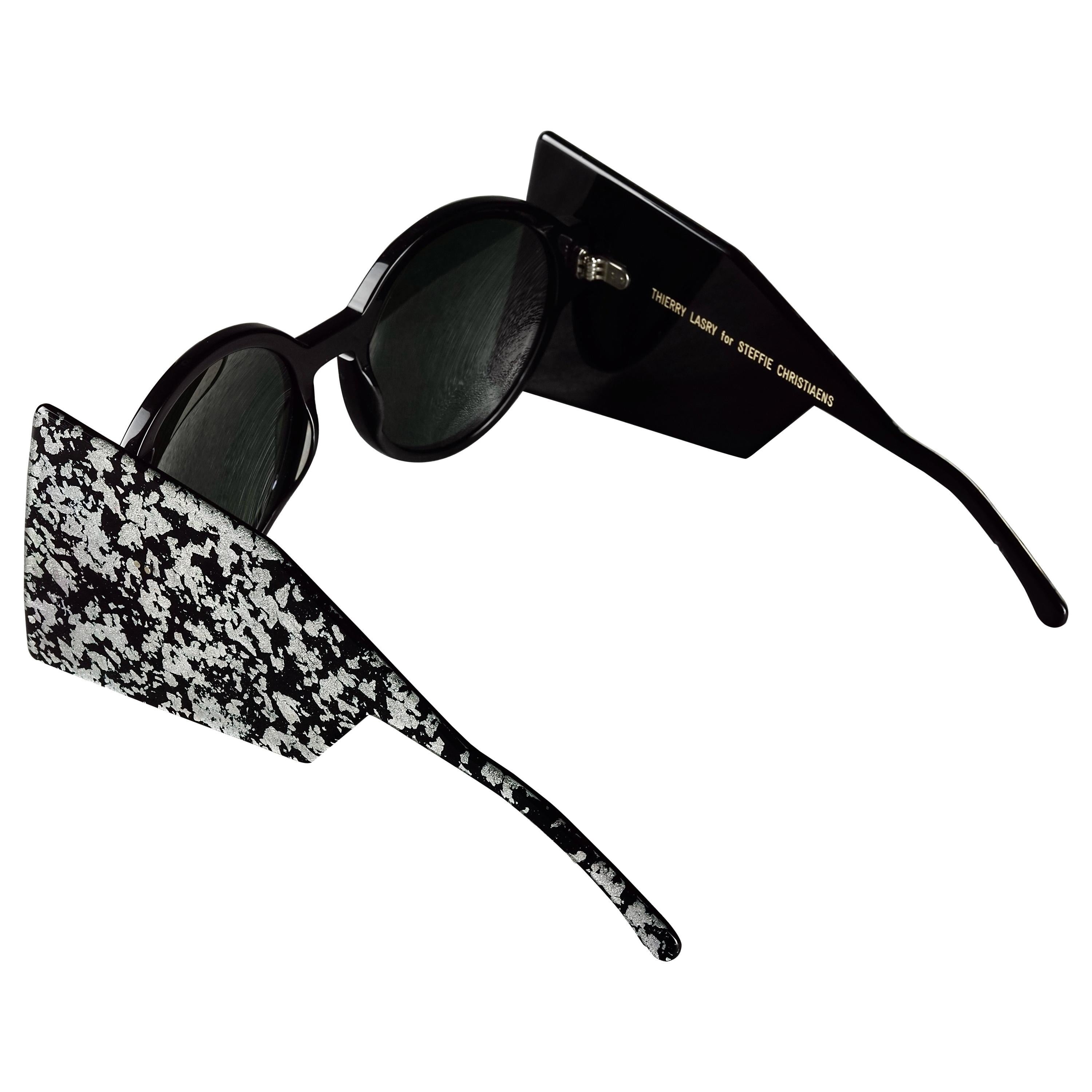 THIERRY LASRY for STEFFIE CHRISTIAENS "Gyrolite" Futuristic Sunglasses