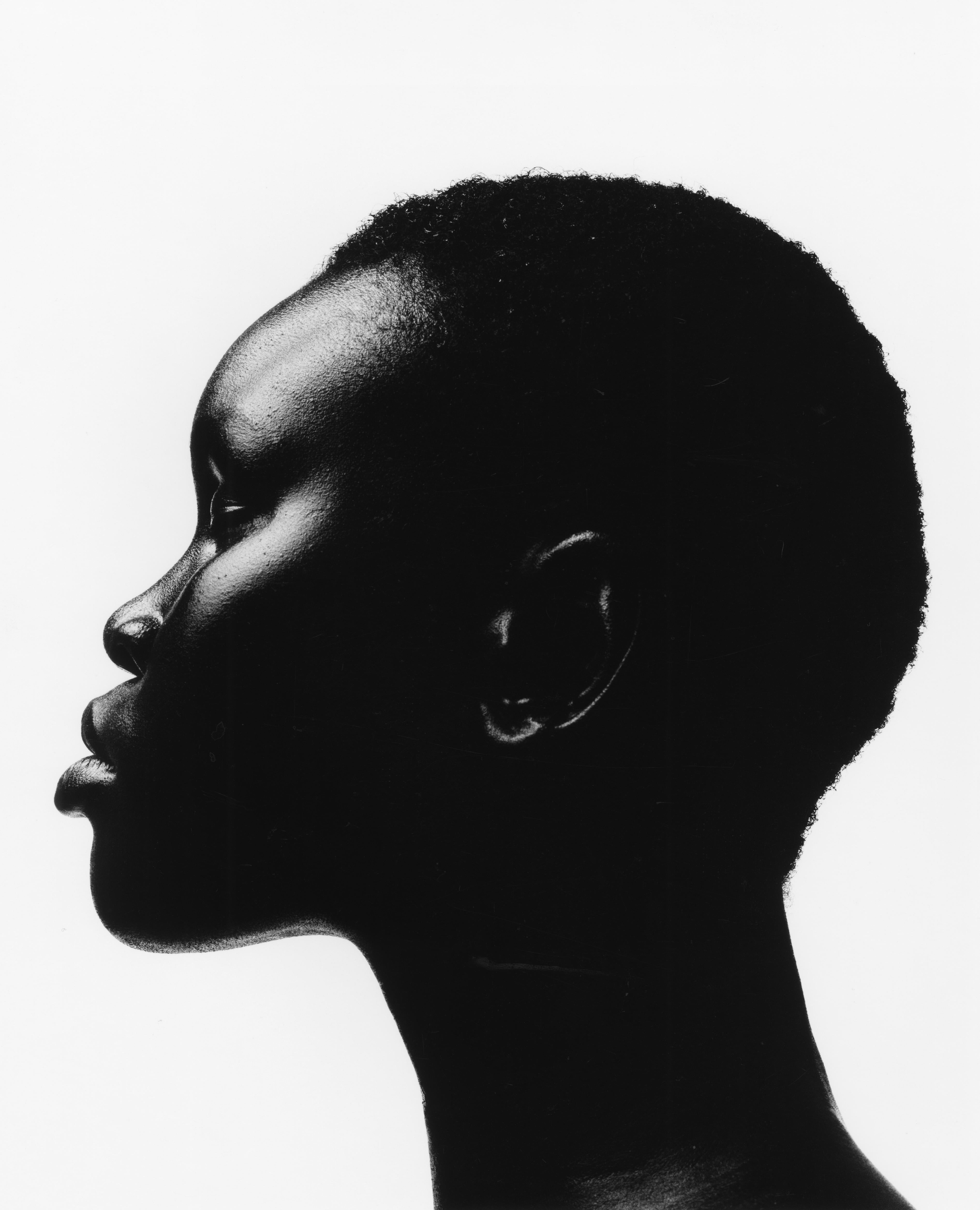 Thierry Le Gouès Portrait Photograph - Alek Wek, New York 1996