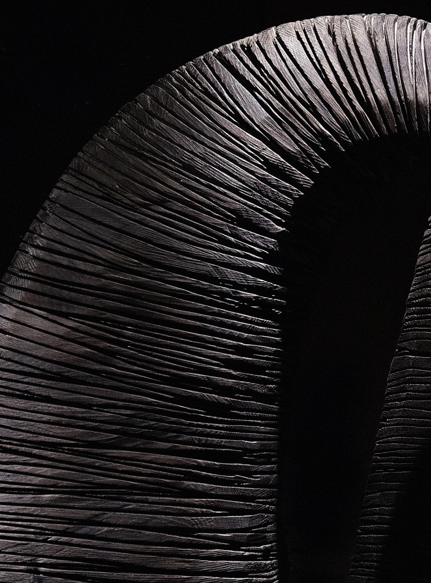 No.210624 di Thierry Martenon - scultura da parete di grandi dimensioni, geometrica astratta, Wood in vendita 5