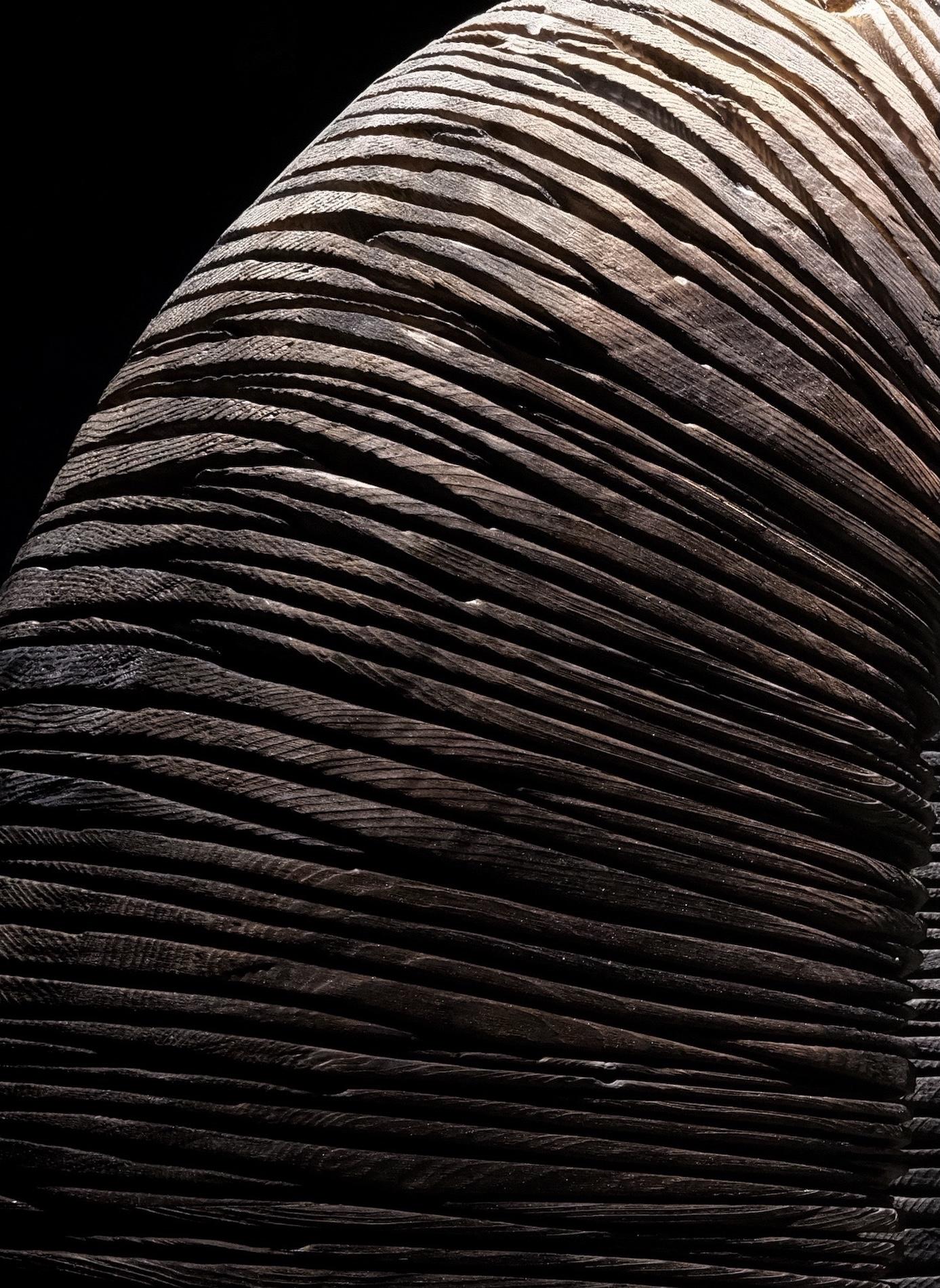 No.210624 di Thierry Martenon - scultura da parete di grandi dimensioni, geometrica astratta, Wood in vendita 8