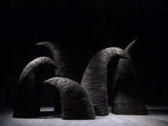 No.210624 by Thierry Martenon - large wall sculpture, abstract geometric, wood