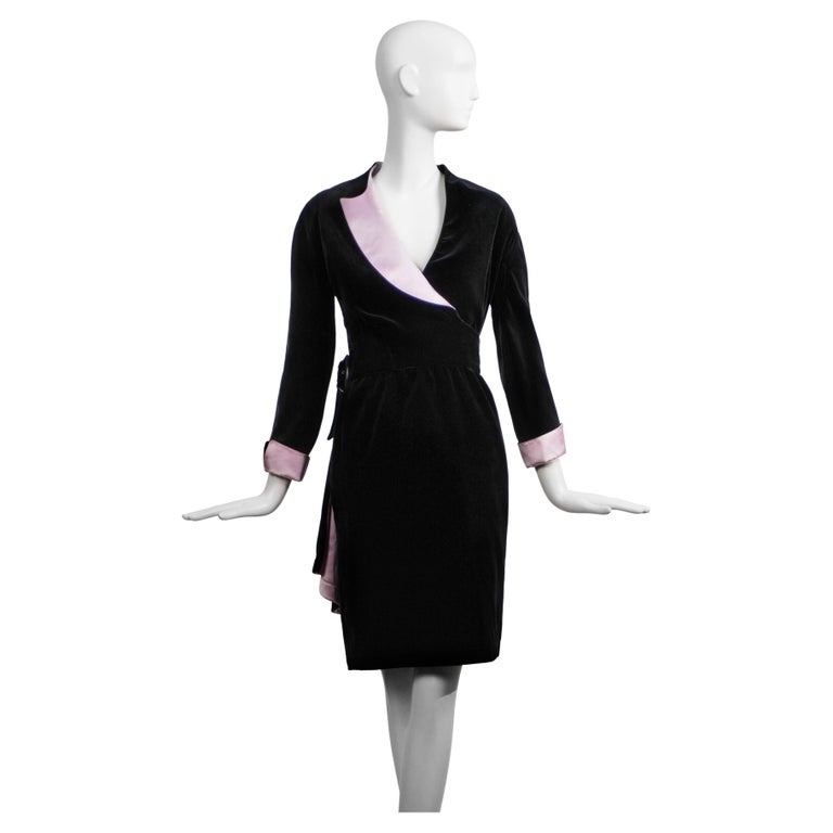 Abito Da Sera In Velluto Donna Vintage - Maniche Lunghe, Collo Alto, Elegante Per Feste E Natale - Foto 6