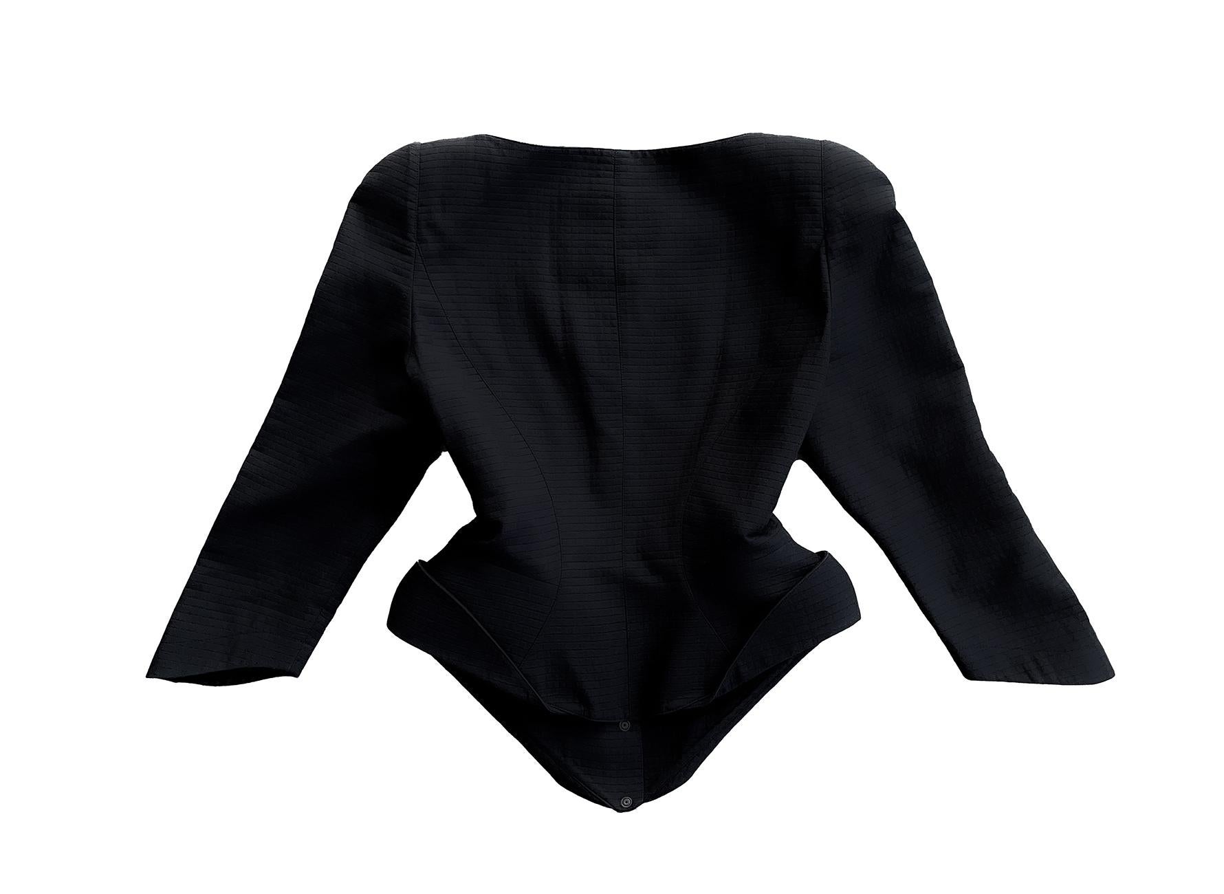 Thierry Mugler 1989 Dramatic Sculptural  Avant- Garde Jacket Top For Sale 1