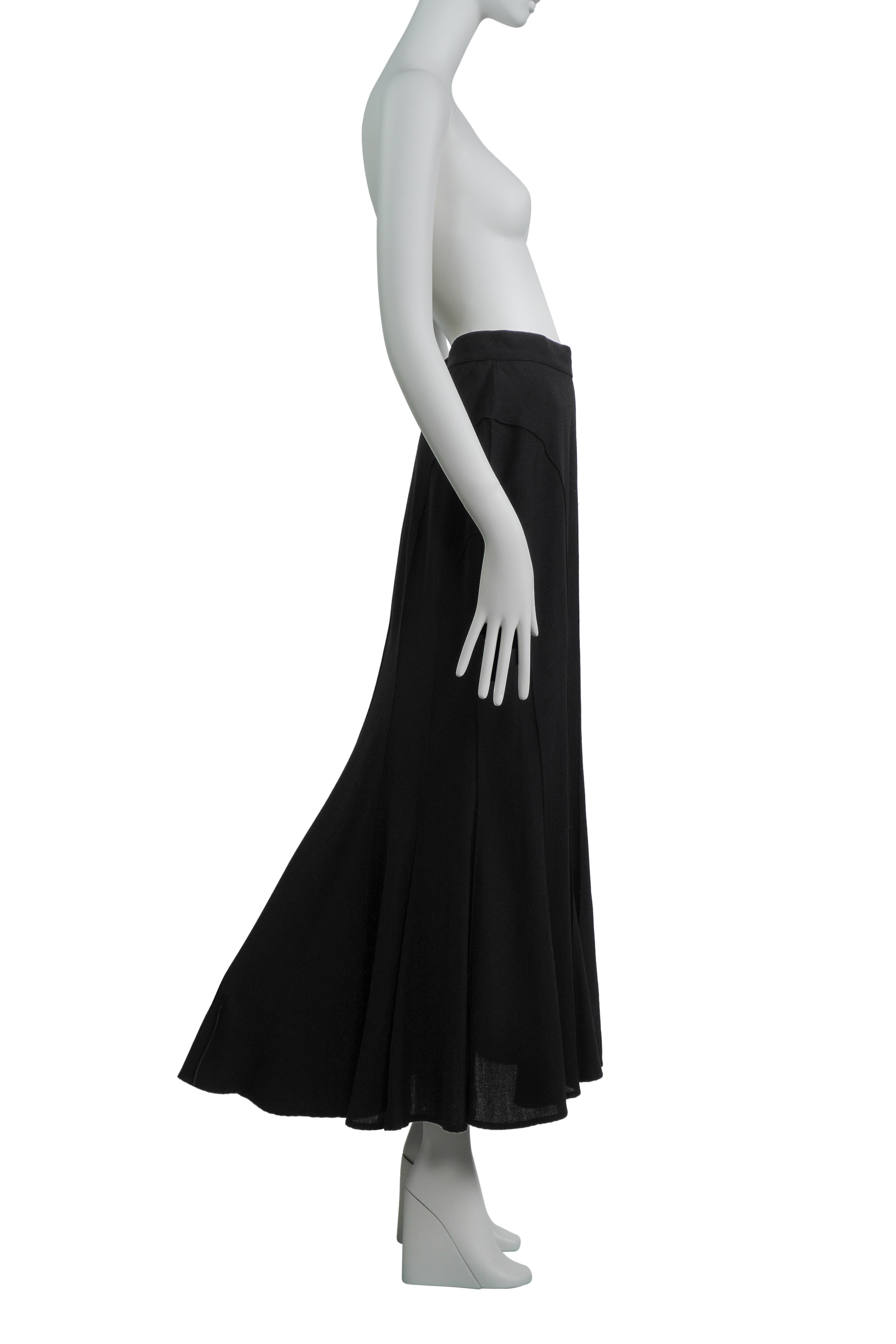 THIERRY MUGLER Falda sirena escultural años 90 FR38 en venta 5