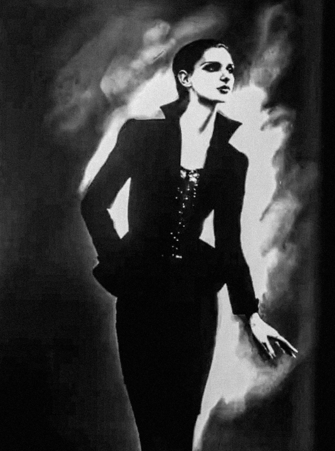 希少 Thierry Mugler PARIS FÊTE ジャケット 黒 日本製 Thierry Mugler 1996 Les Amazones Sculptural Black Crystal Jacket