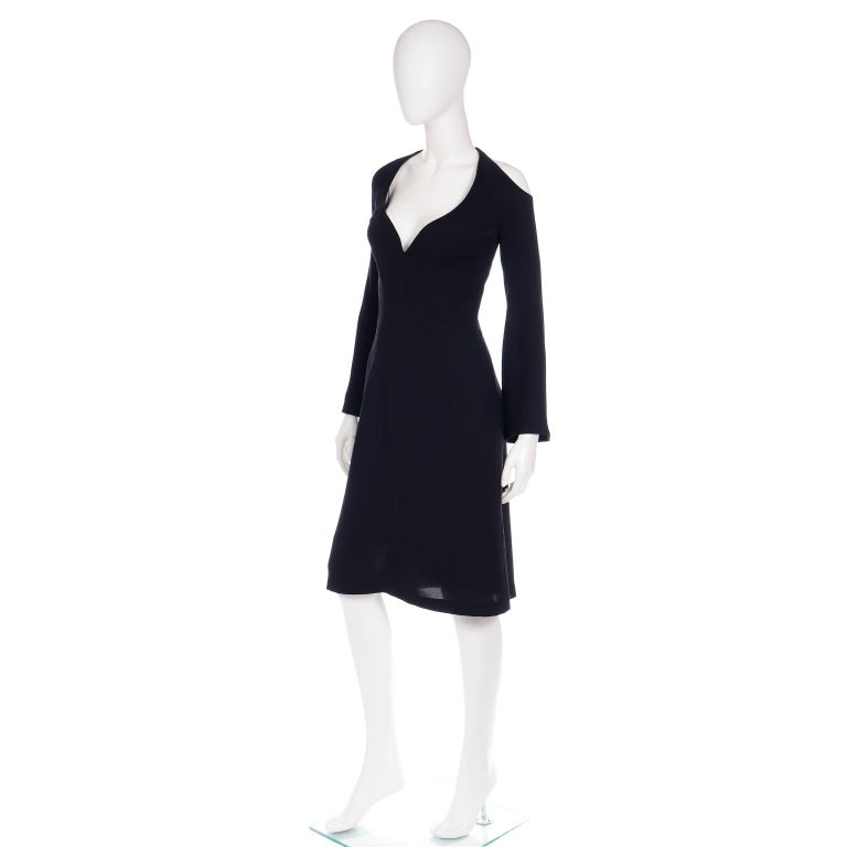 netted black dress Theia Dress