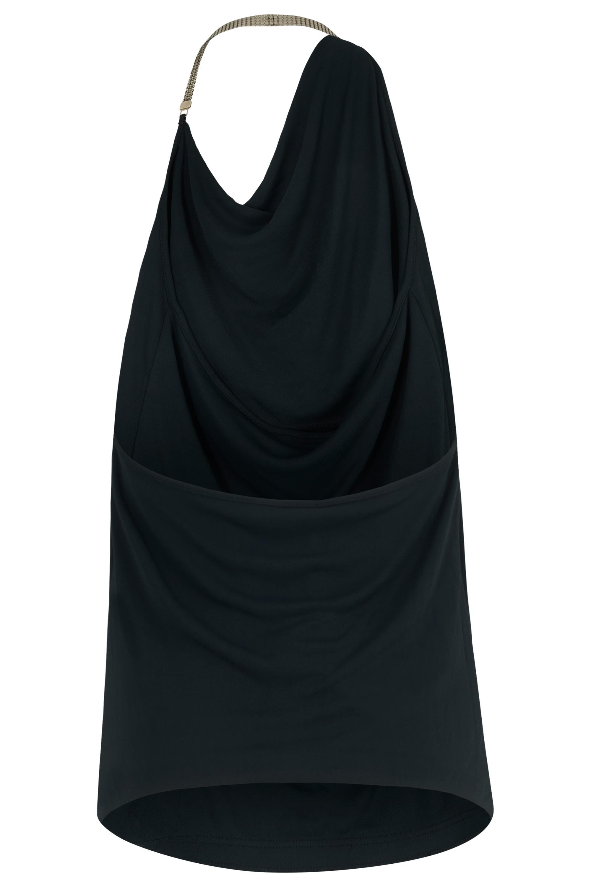 Nero Top a catena di Thierry Mugler 2000 in vendita