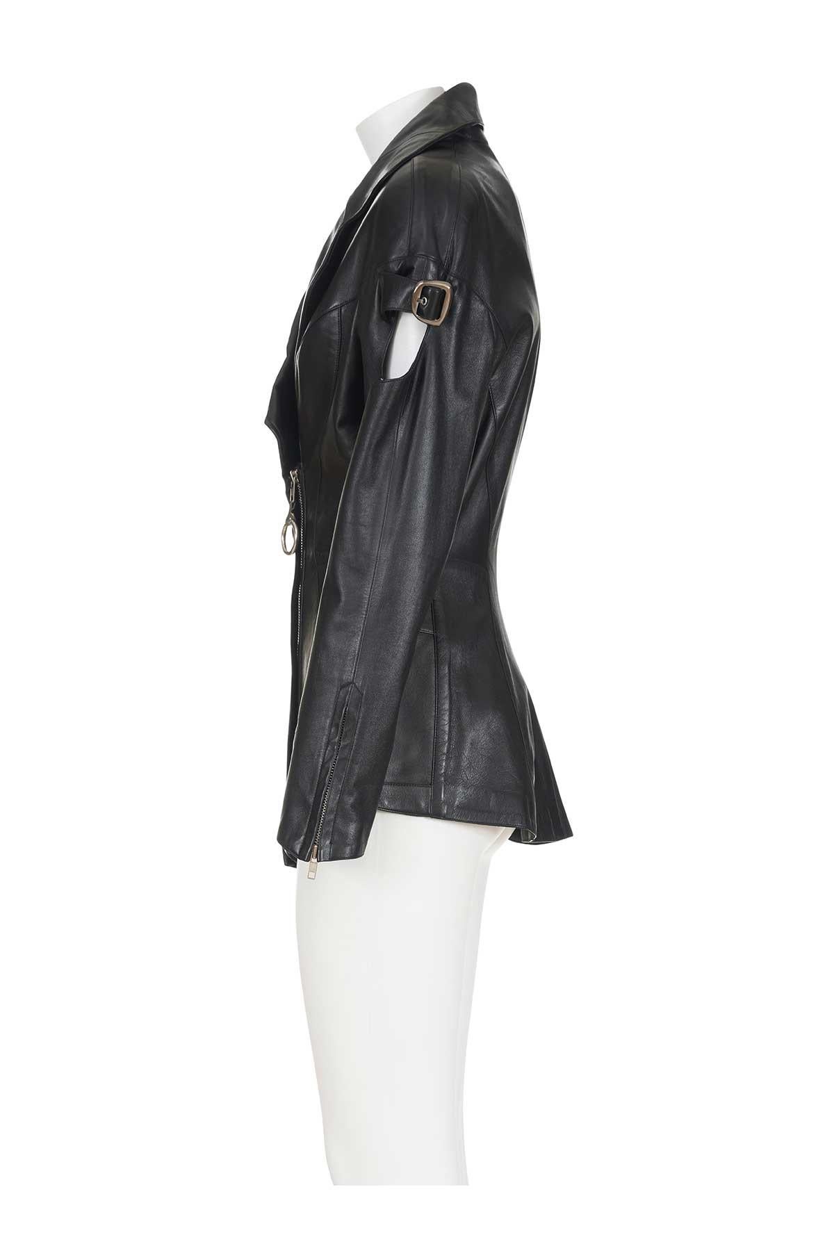 Black THIERRY MUGLER 90'S Iconic and Rare Sculpted Jacket in vendita