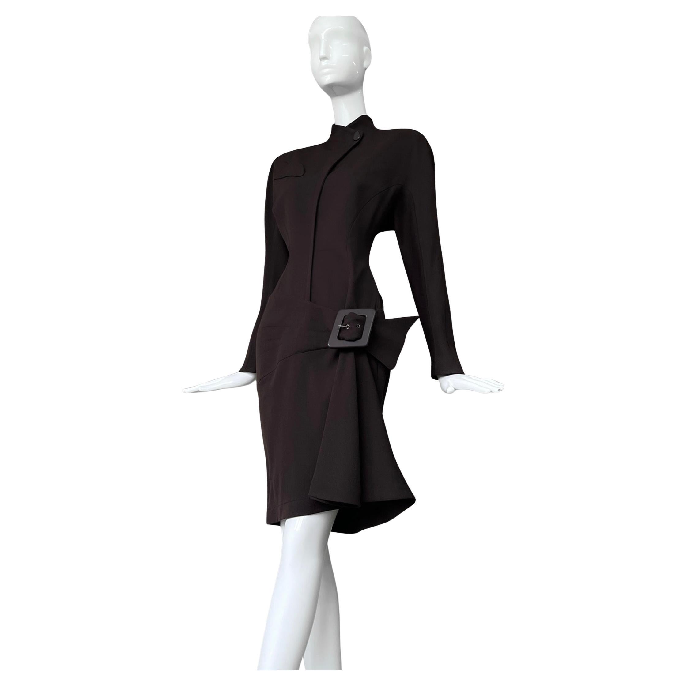 Thierry Mugler Archival FW 1989 Robe Sculptural Iconic