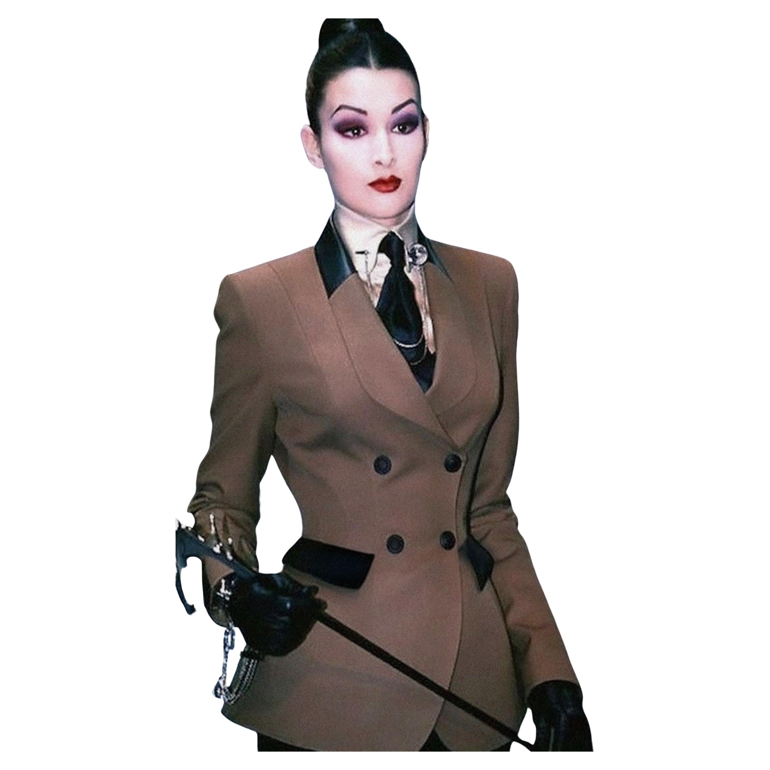 Thierry Mugler Archival Runway Jacket FW 1996 Les Amazones  Sculptural Sexy