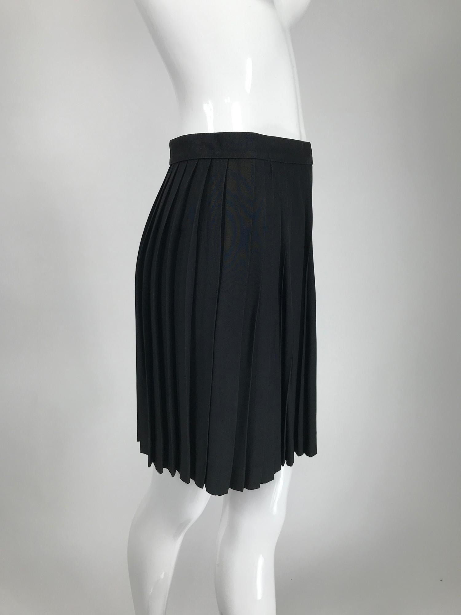 mugler mini skirt