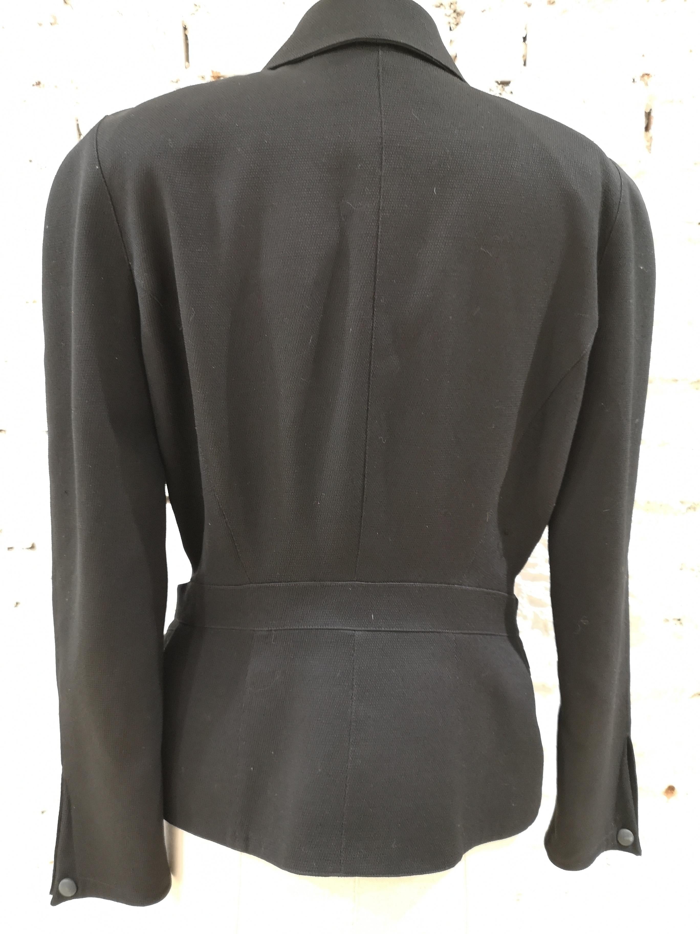 Thierry Mugler Black Jacket For Sale 6