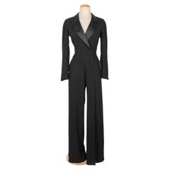 Thierry Mugler Black Pant Jumpsuit