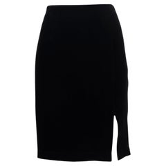 Thierry Mugler Black Pencil Skirt 80s