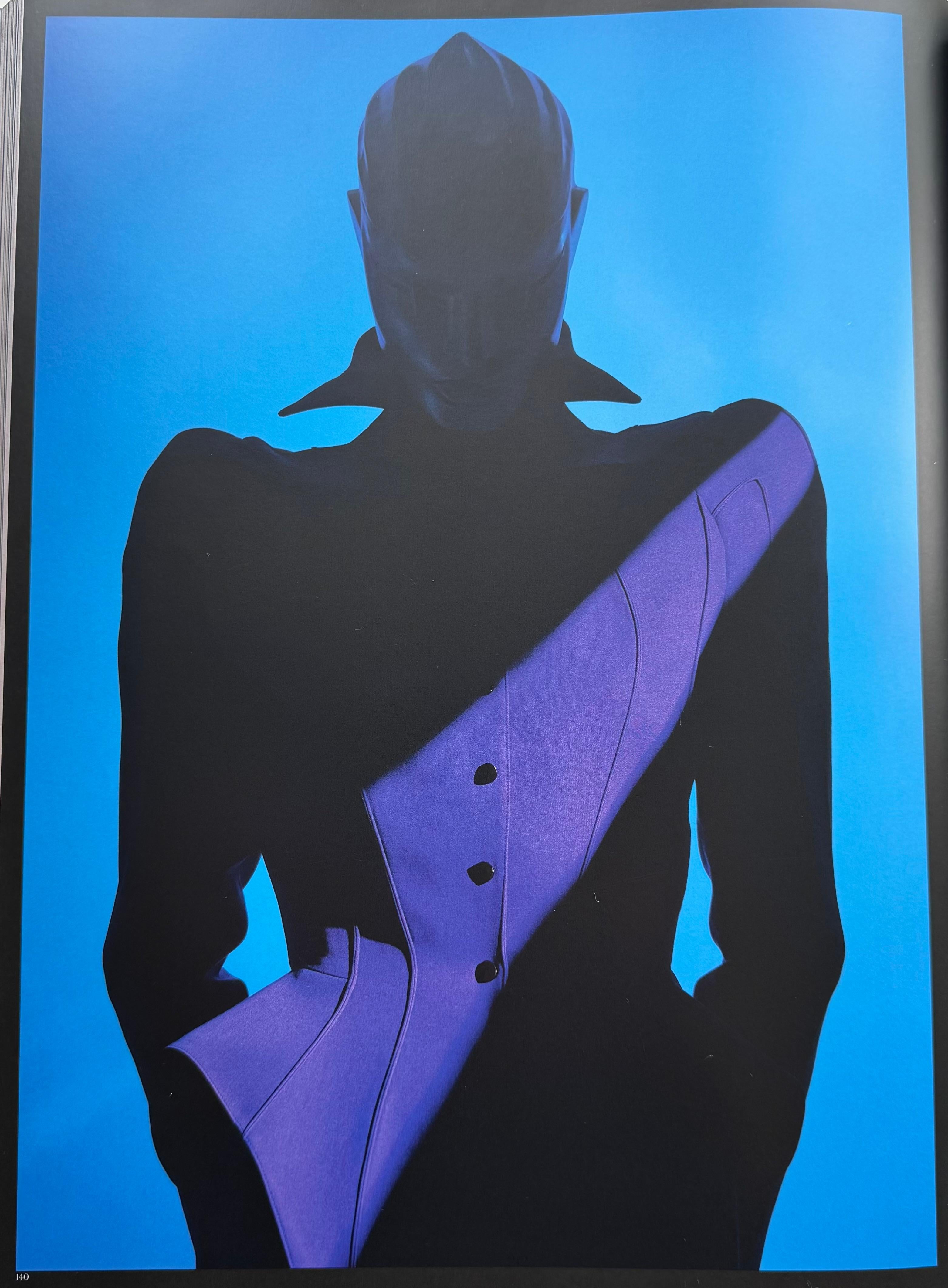 Thierry Mugler Giacca Peplum Nera Les Infernales FW 1988 Tailleur Vampire in vendita 5