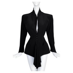 Thierry Mugler Black Sculptural Jacket FW 1988/89