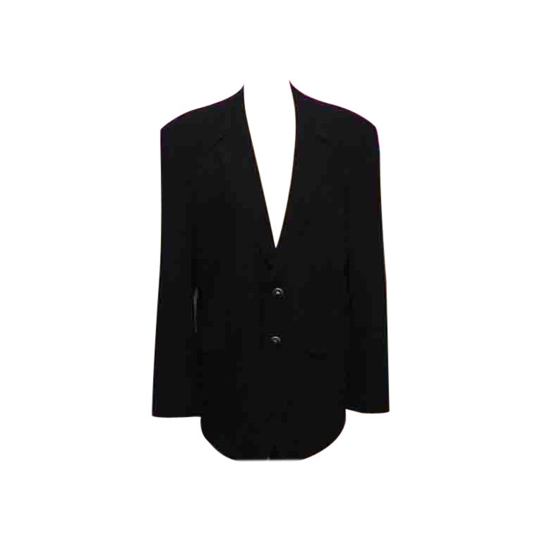 Blazer de lana negro para hombre Thierry Mugler en venta