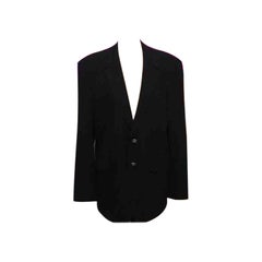 Thierry Mugler Black Wool Men's Blazer