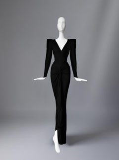 Thierry Mugler BOMBSHELL Evening Gown Black Sculptural Dress