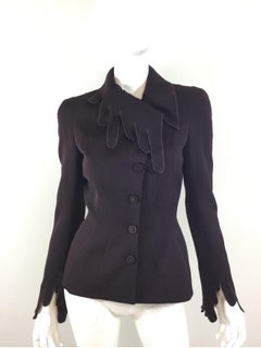 Thierry Mugler Brown Vintage Jacket and Skirt Set