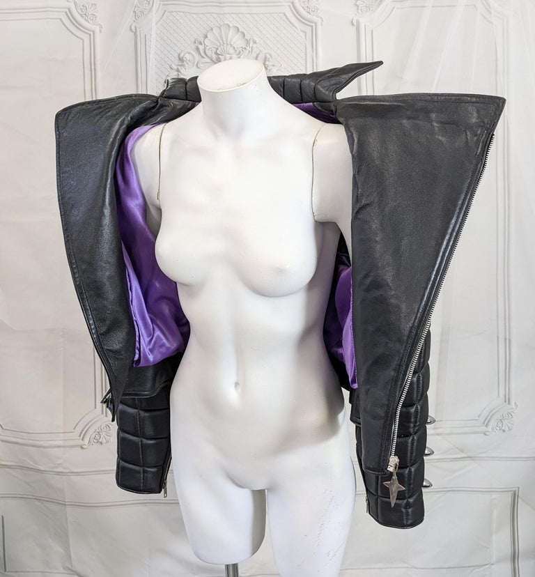  Thierry Mugler Cadillac Grill Padded Motorcycle Jacket, 1989 F/W For Sale 6