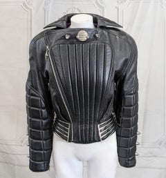 Thierry Mugler Cadillac Grill Padded Motorcycle Jacket, 1989 F/W