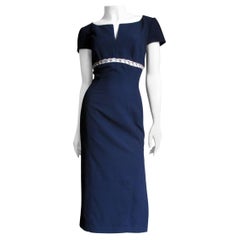 Thierry Mugler Kleid mit Kettenbesatz von Thierry