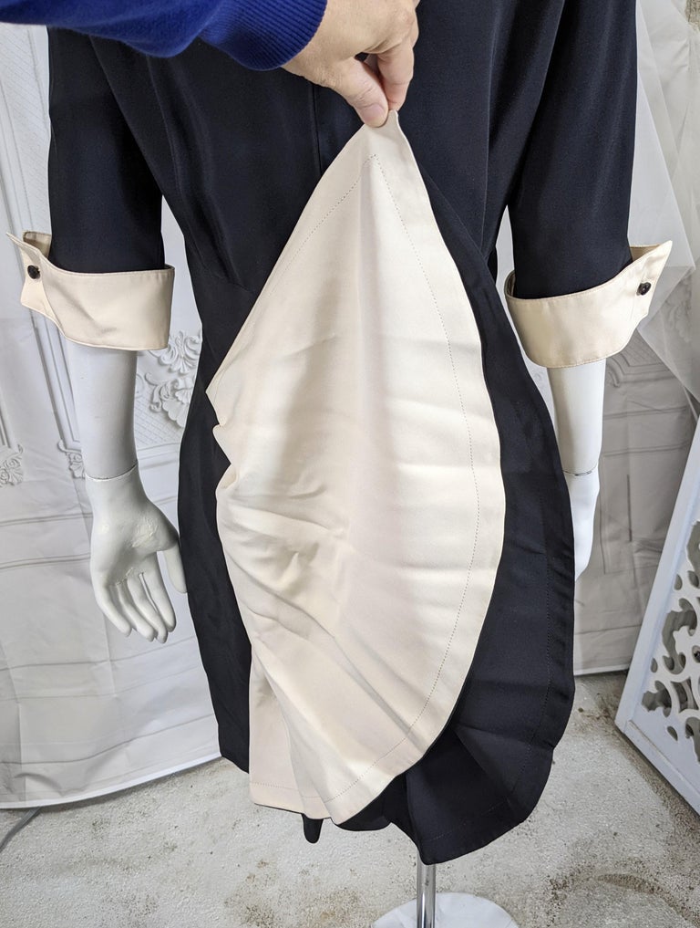 mugler peplum dress Vintage Thierry Mugler Laced Peplum Jacket Skirt Suit  Recess