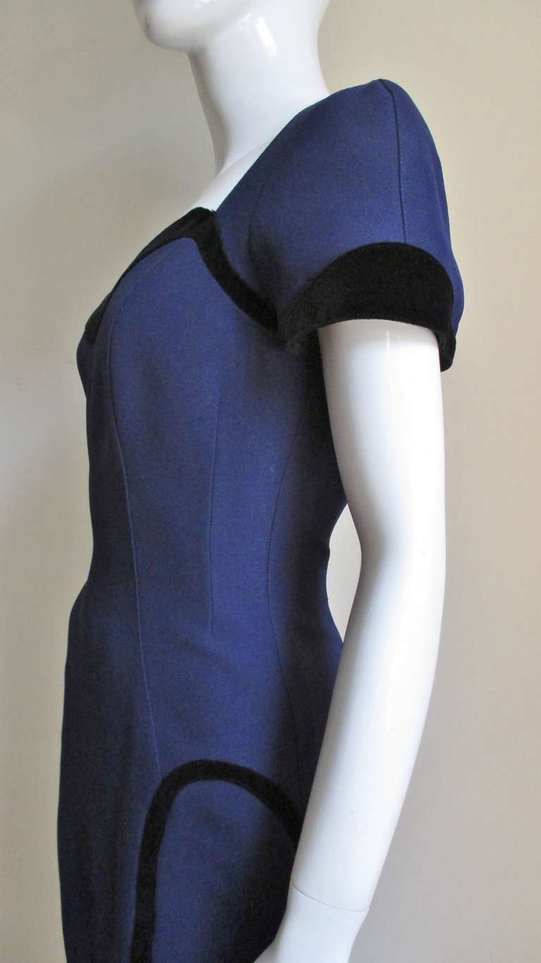 Thierry Mugler Color Block Dress For Sale 3