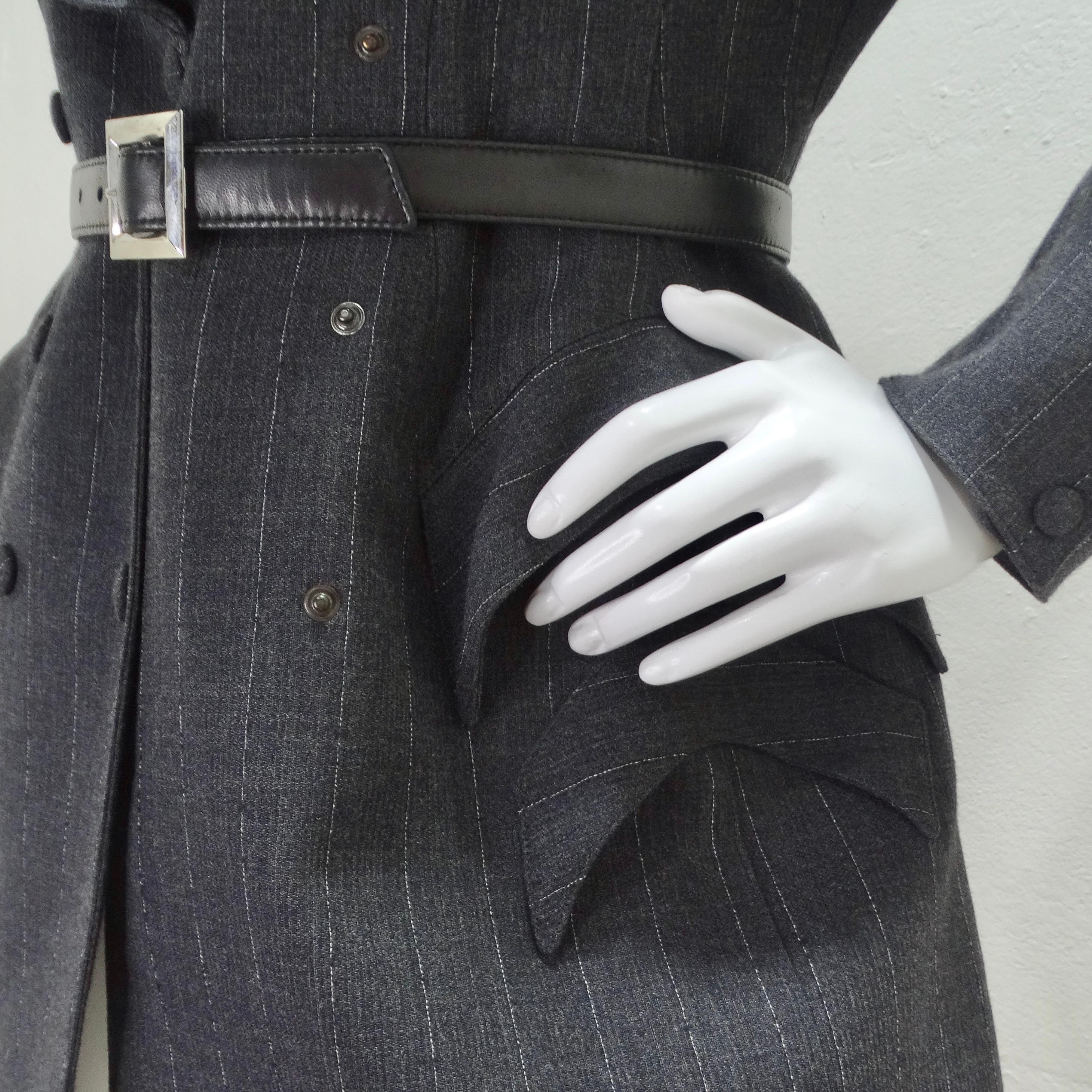 Women's or Men's Thierry Mugler Couture 1990s Blazer, Skirt and Belt Set