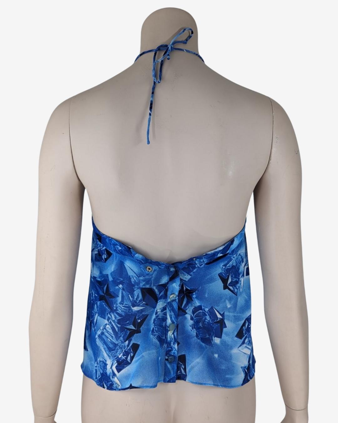 Thierry Mugler Couture Angel Flacon Halter Top In Good Condition For Sale In GOUVIEUX, FR