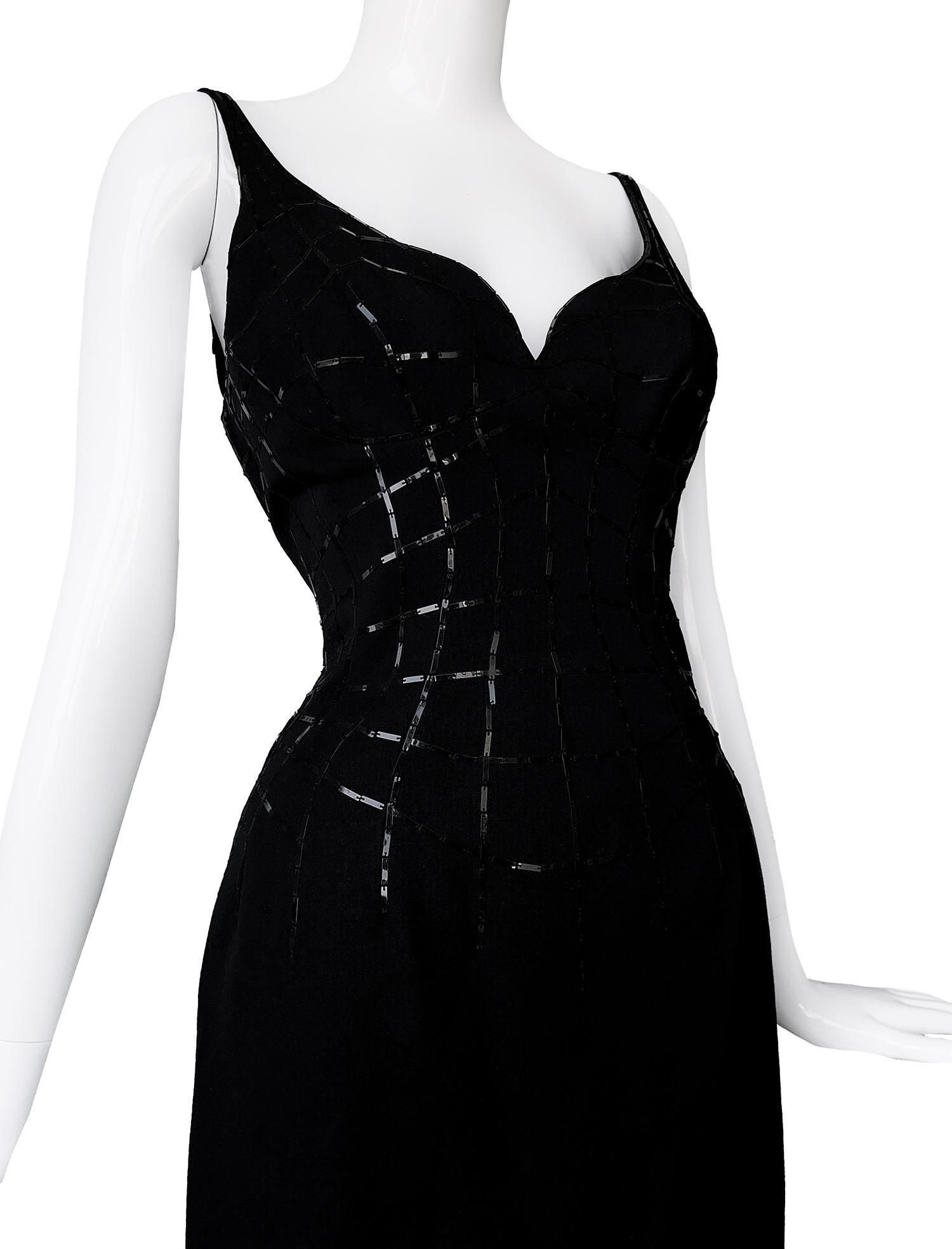 The 'TRON' Dress or 'Spiderweb-Dress' Iconic Thierry Mugler Couture, FW 2001 