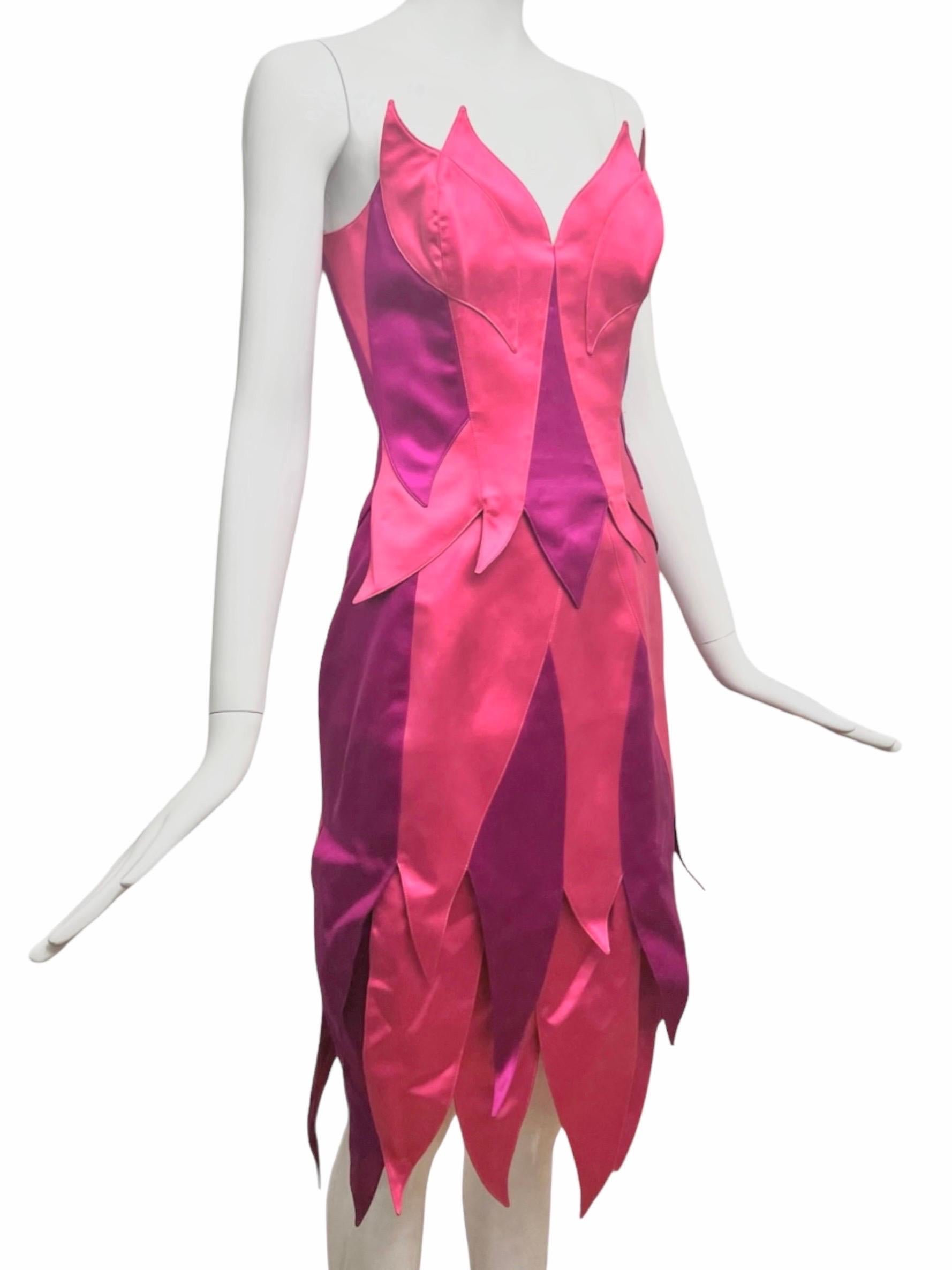 Thierry Mugler Couture Flame & Fairy Bustier and Skirt Ensemble For Sale 3