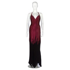 Thierry Mugler Couture - Robe à perles de flammes