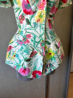 Giacca floreale scolpita Thierry Mugler Couture - Primavera/Estate 1997 - Pezzo da sfilata