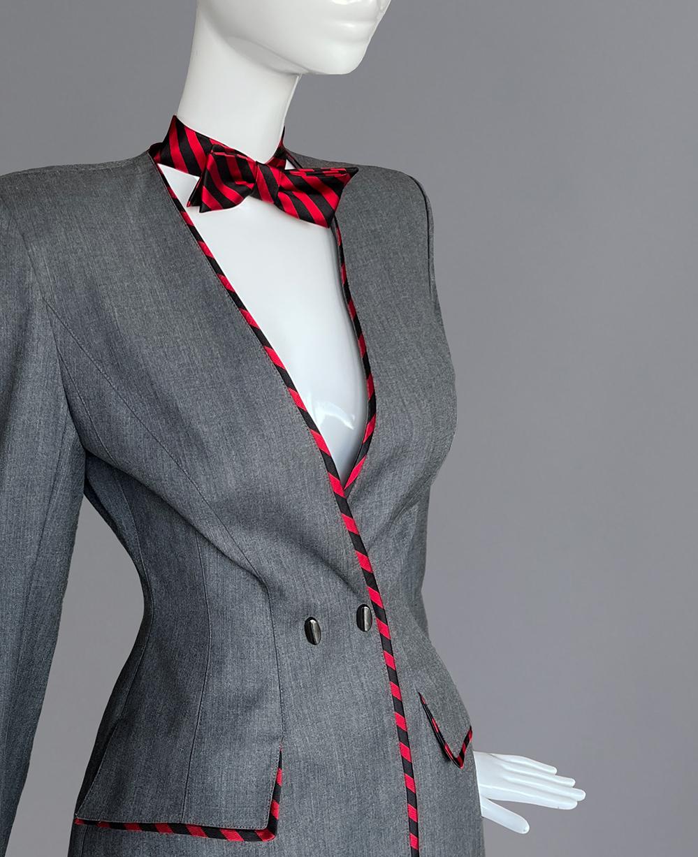 De las mujeres Thierry Mugler Couture FW 2001 LES FAUVES Traje de Conjunto de Pasarela en venta